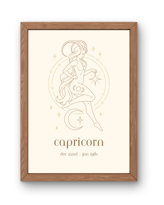 Star Sign Print - Capricorn