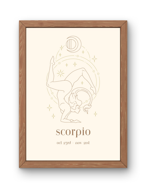 Star Sign Print - Scorpio