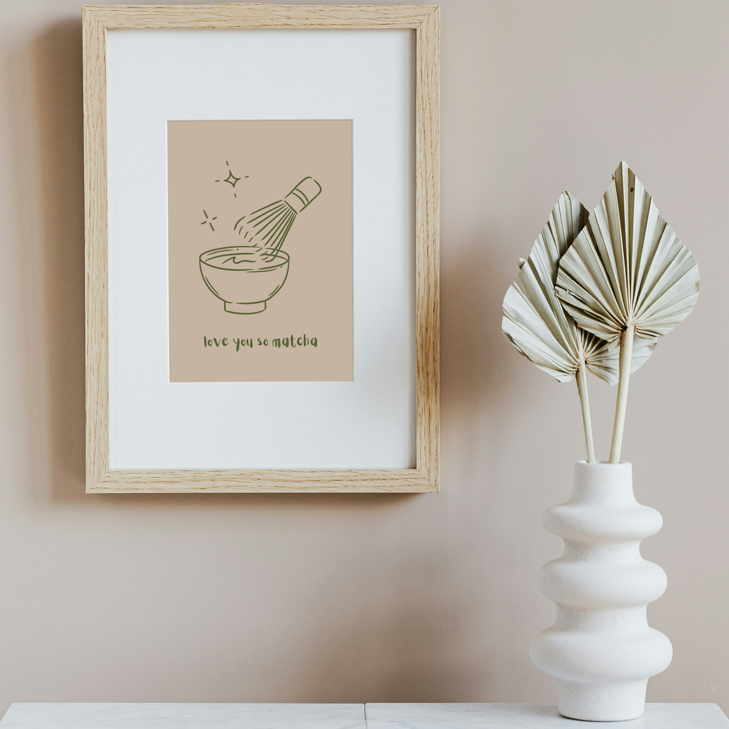 Love You So Matcha Print