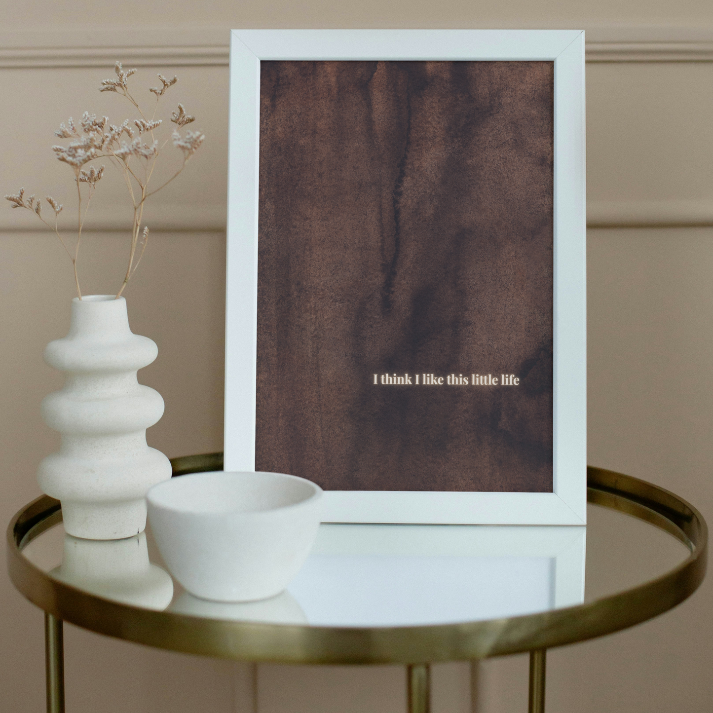 Little Life Quote Print
