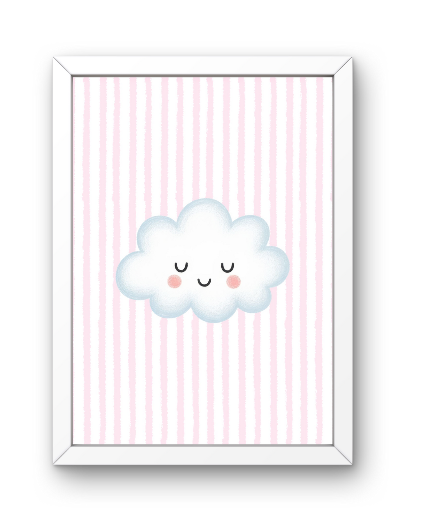 Pink Stripe Print - Cloud