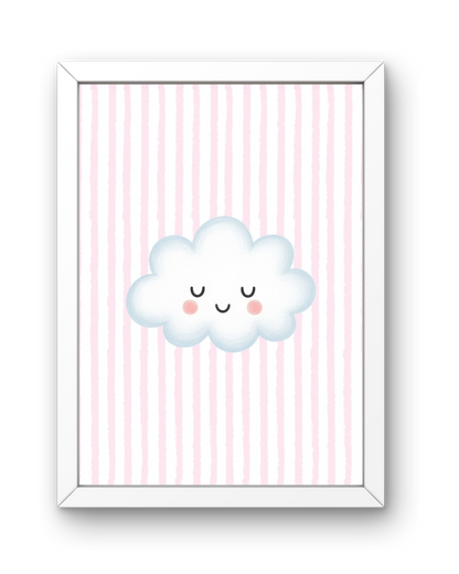 Pink Stripe Print - Cloud