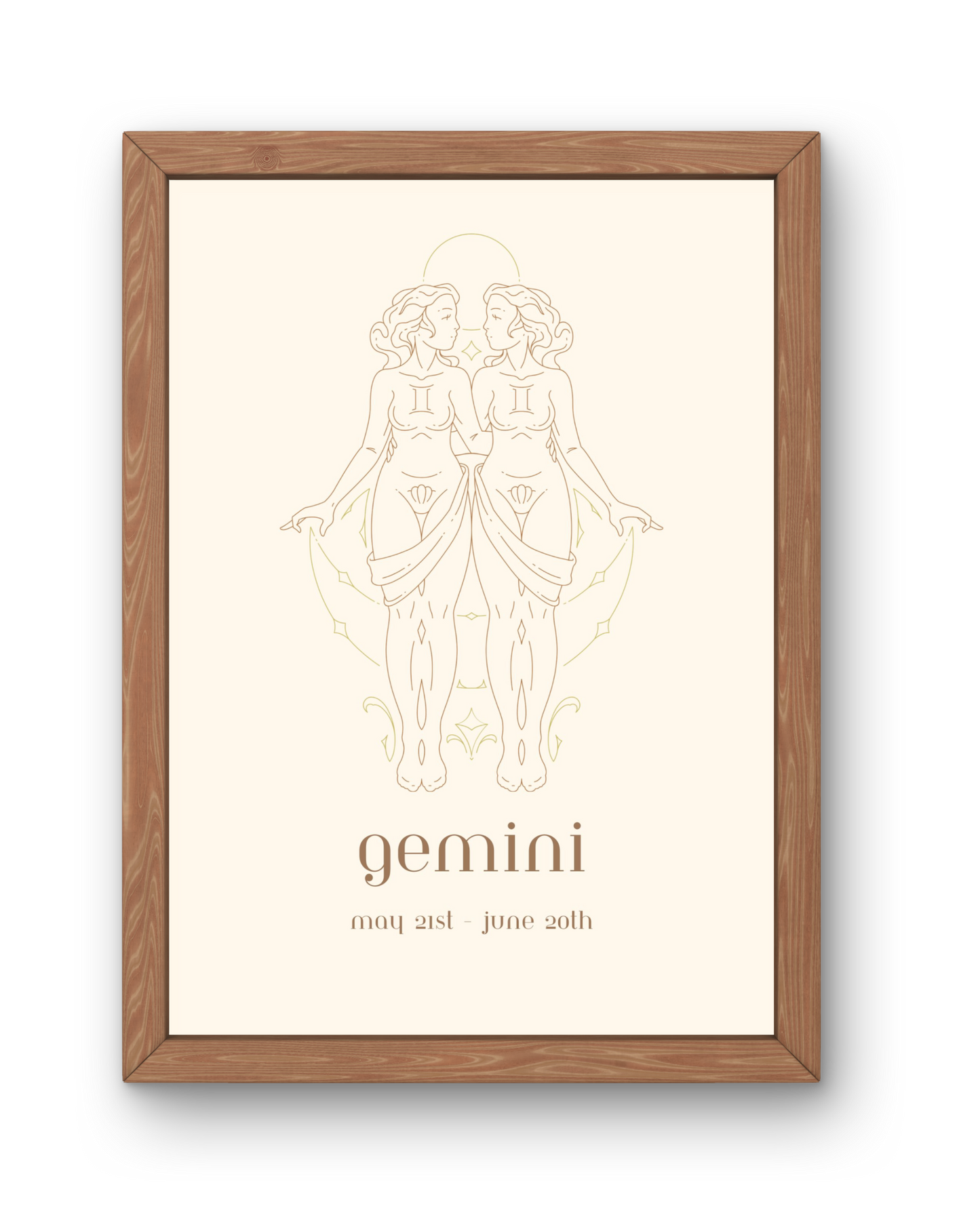 Star Sign Print - Gemini