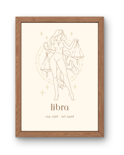 Star Sign Print - Libra