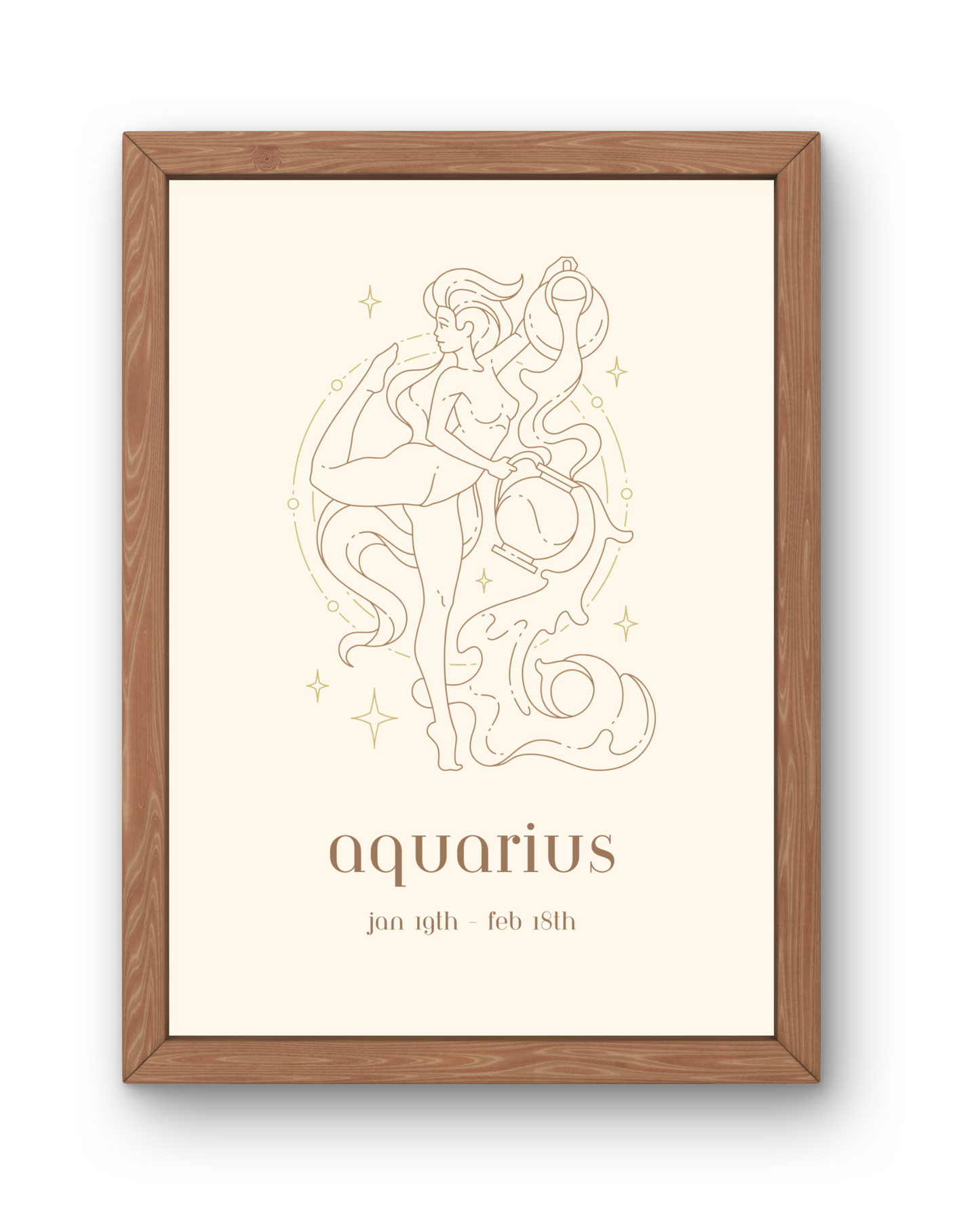 Star Sign Print - Aquarius
