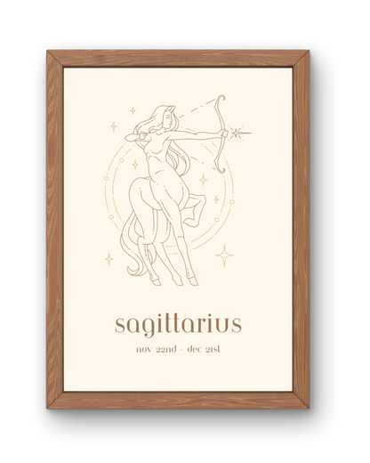 Star Sign Print - Sagittarius