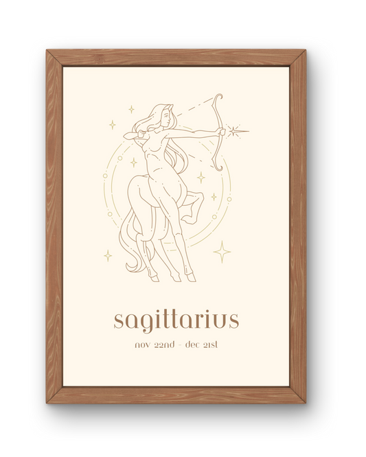 Star Sign Print - Sagittarius