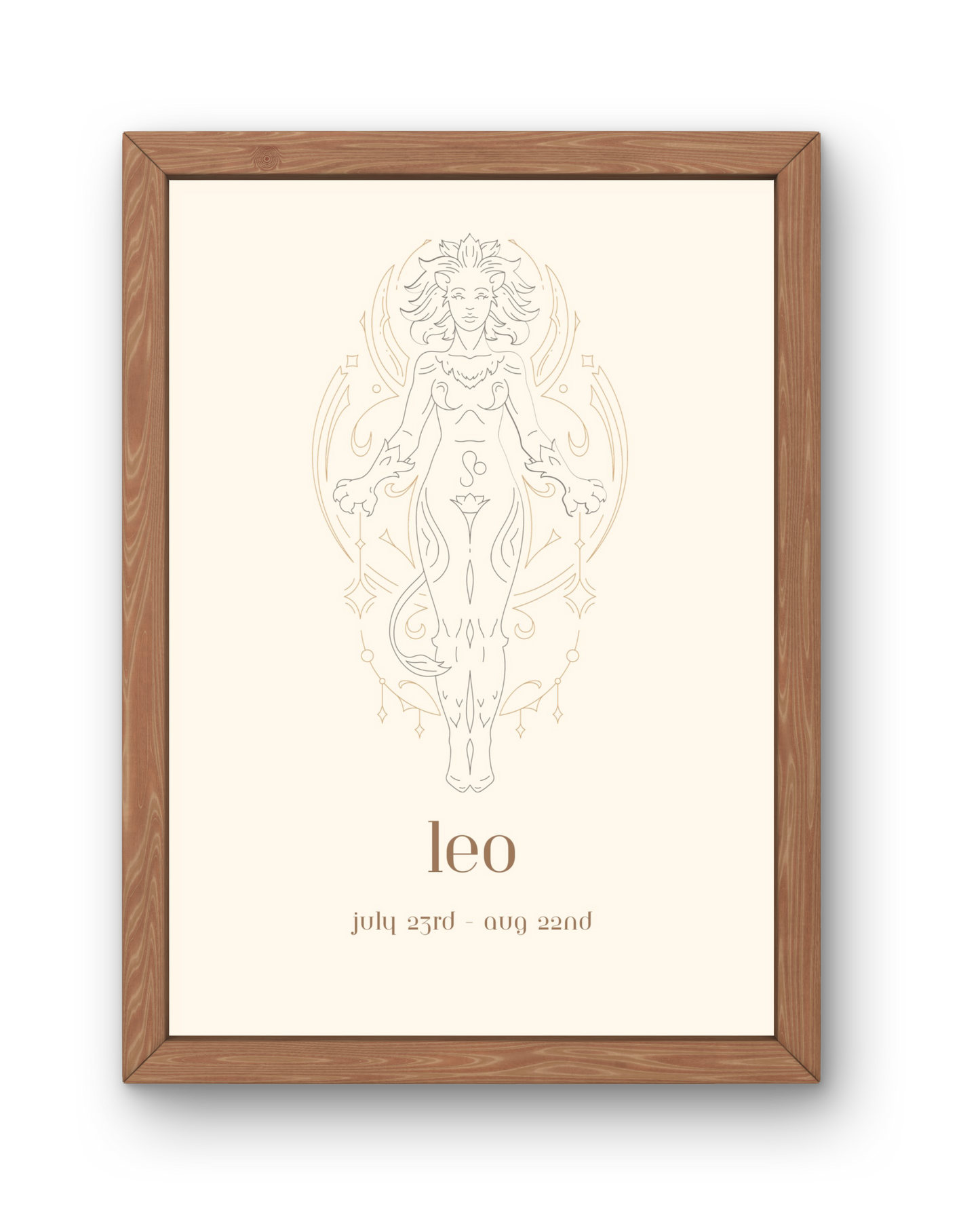 Star Sign Print - Leo