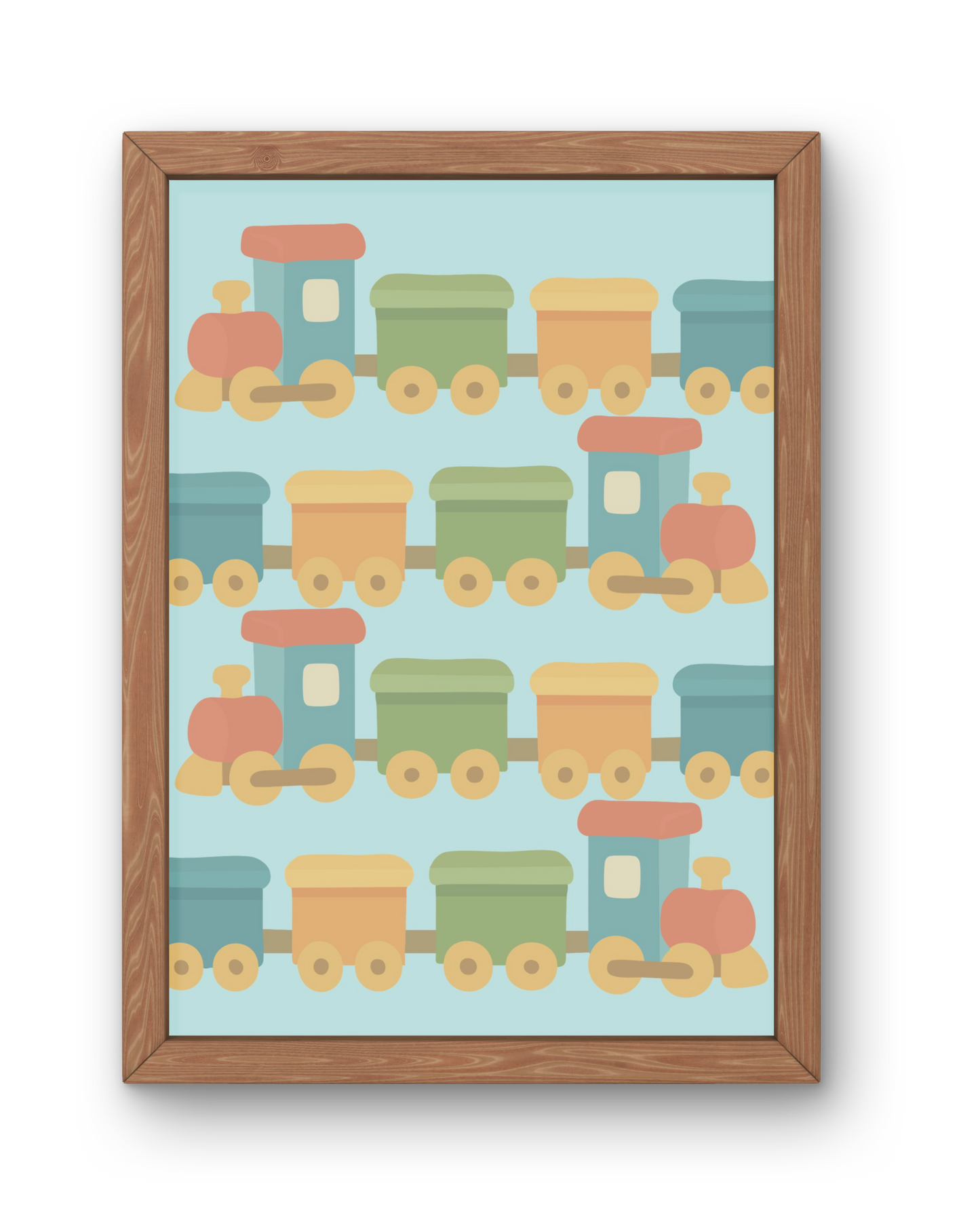 Toy Train Print