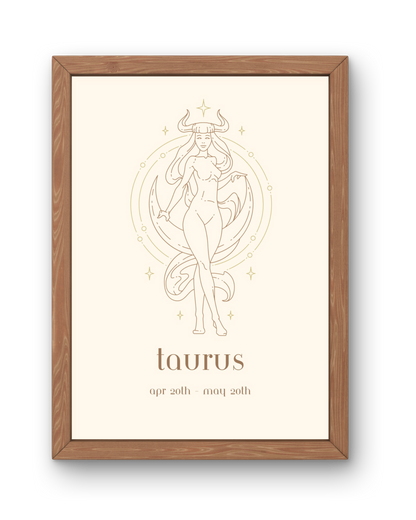 Star Sign Print - Taurus