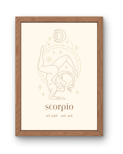 Star Sign Print - Scorpio