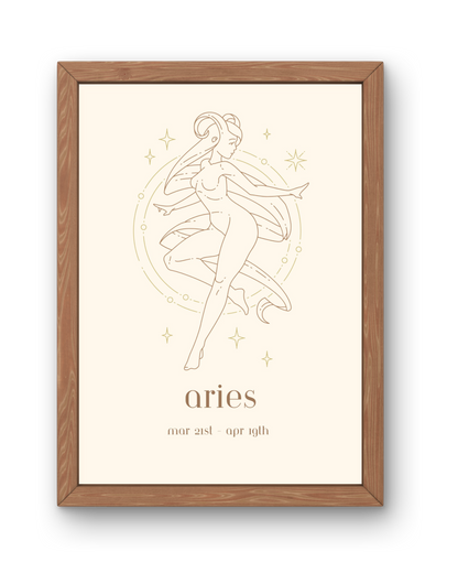 Star Sign Print - Aries