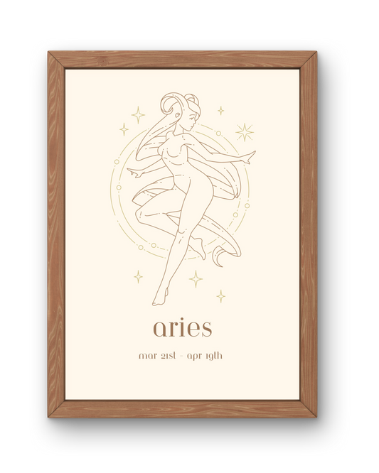 Star Sign Print - Aries