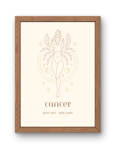 Star Sign Print - Cancer
