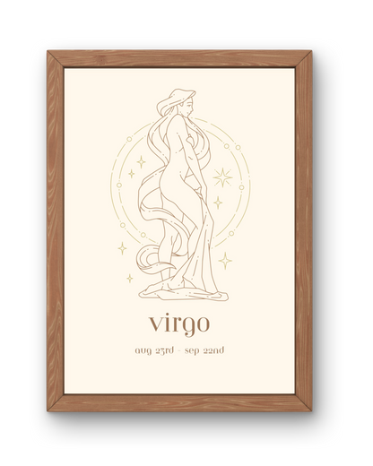 Star Sign Print - Virgo