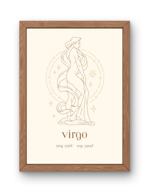 Star Sign Print - Virgo