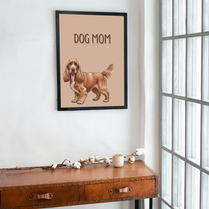 Dog Mom Print - Spaniel