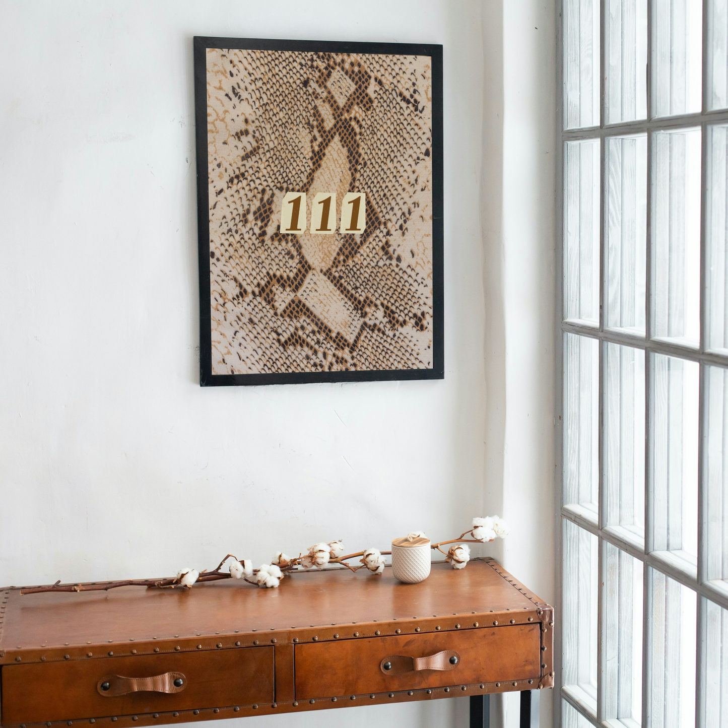 Angel Number 111 Snake Print