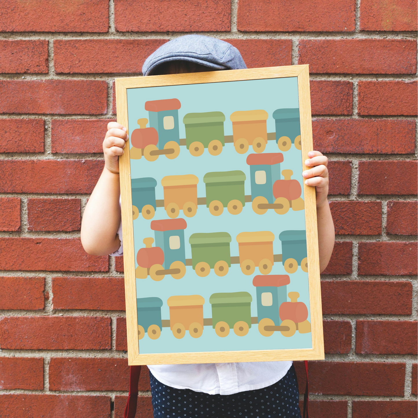 Toy Train Print