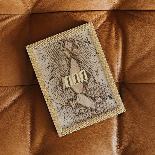 Angel Number 111 Snake Print