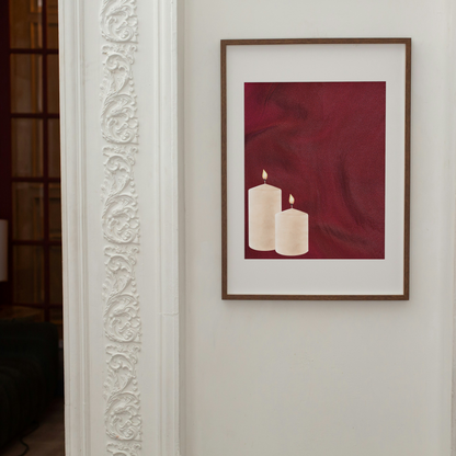 Cosy Candle Print