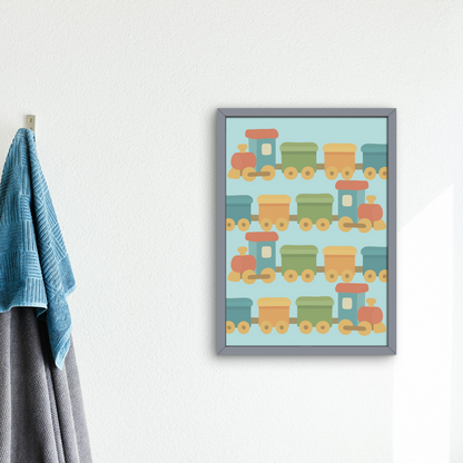 Toy Train Print