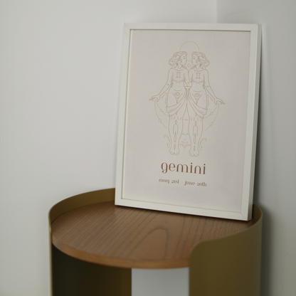 Star Sign Print - Gemini