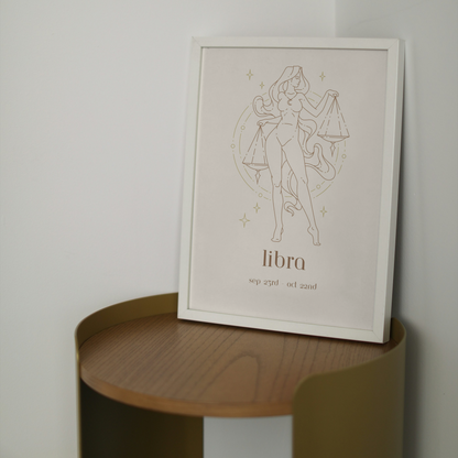 Star Sign Print - Libra
