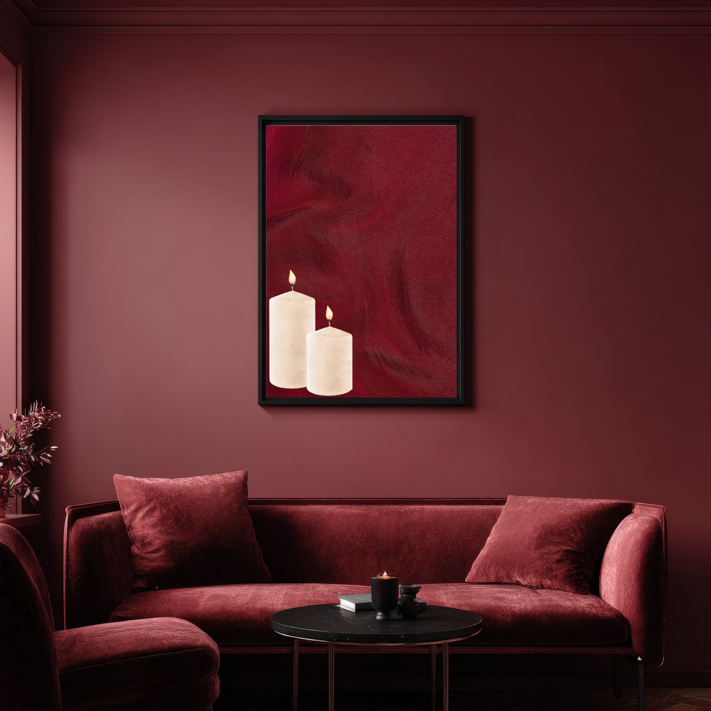 Cosy Candle Print