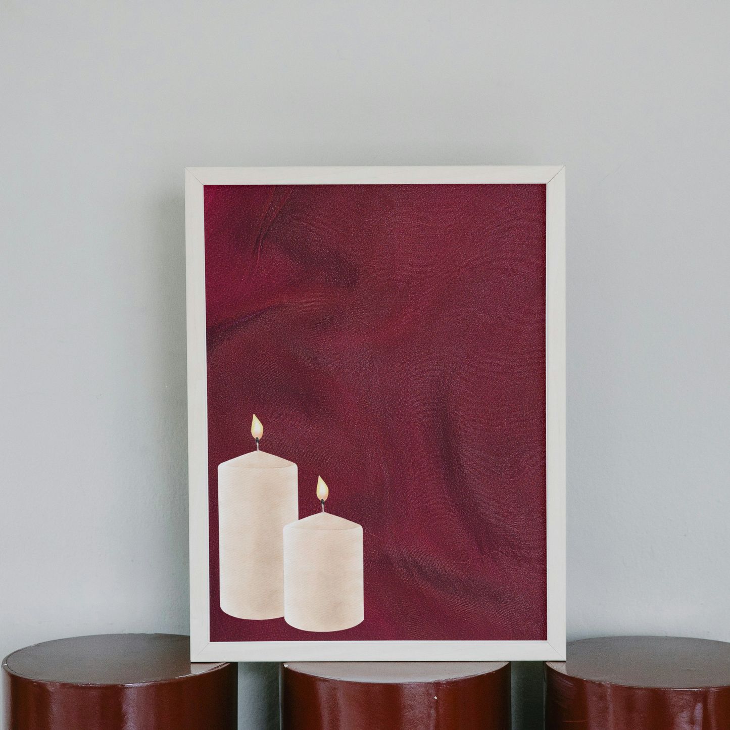 Cosy Candle Print