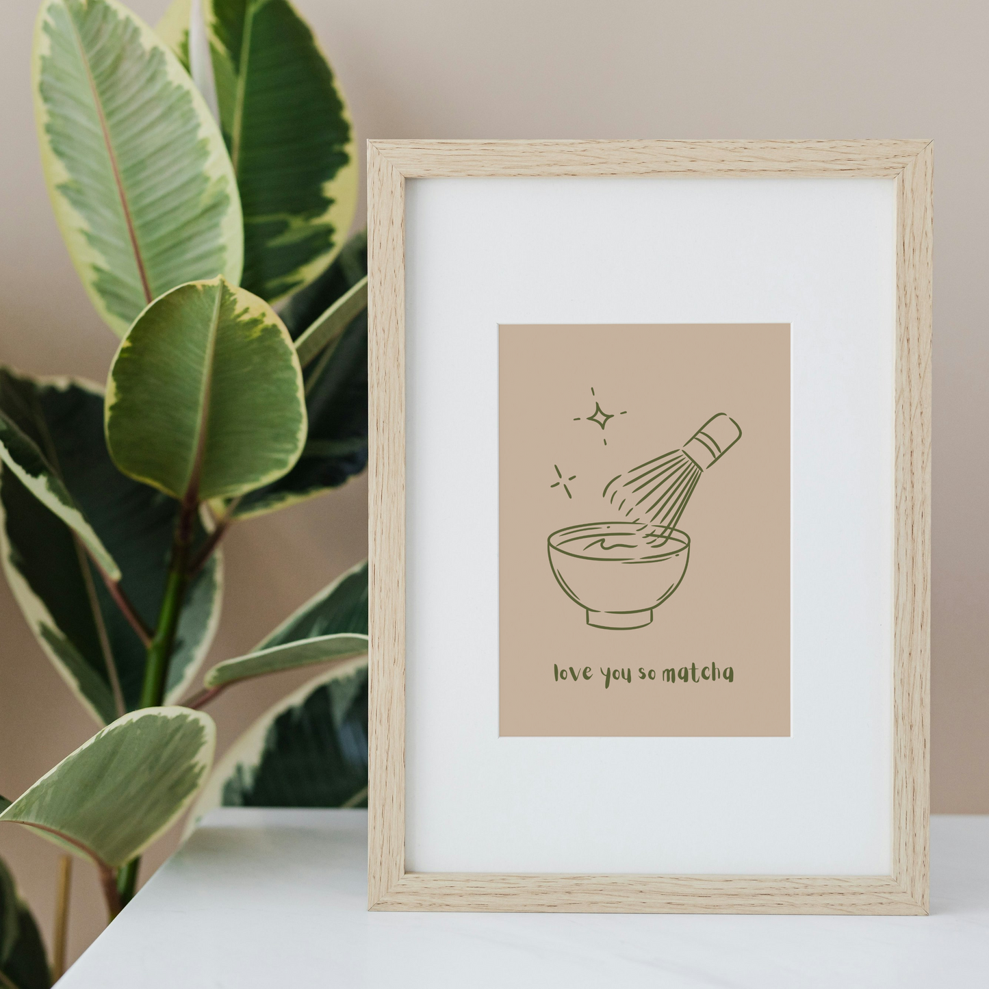Love You So Matcha Print